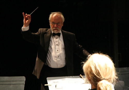 Stepping back into the conductor's spot is Bruce Dunn, Conductor and Music Director for the Kamloops Symphony.