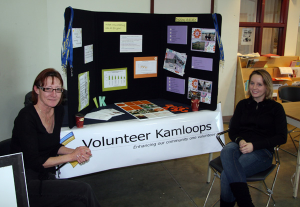 Volunteer Kamloops Rep in Old Main on November 9th, 2010.