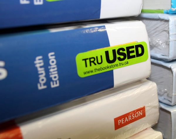 used textbooks at TRU bookstore