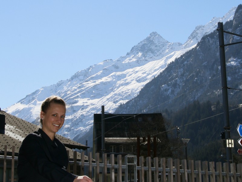Debi Schranz is a graduate of the Resort and Hotel Management Diploma. She is now working as a manager-on-duty in Switzerland in the Haslital Region of Kanton Bern, which is located at the intersection of the Grimsel and Susten mountain passes.