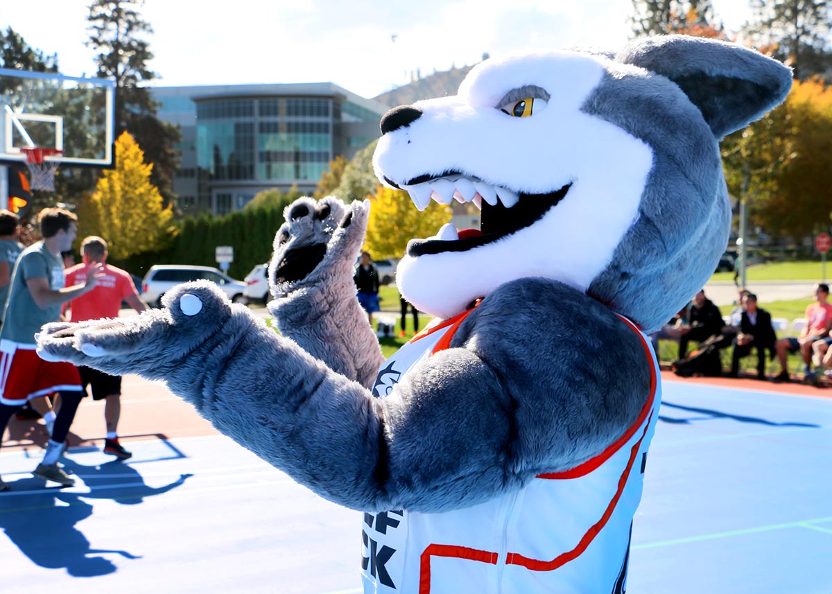 Wolfie the WolfPack mascot
