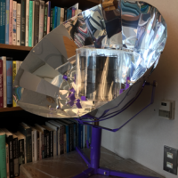 Solar oven donated by Dr. Michael Mehta