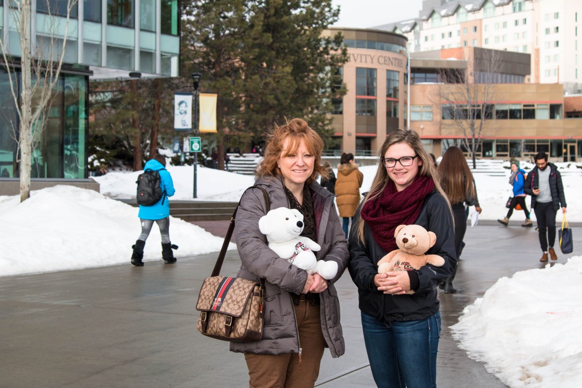 Adopted Bears with School of Nursing Representatives