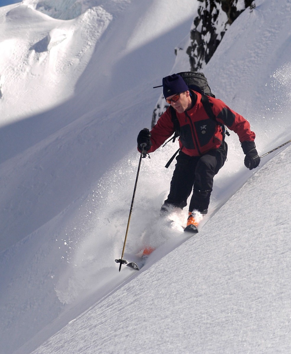 Iain Stewart-Patterson Skiing Powder