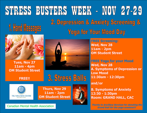 Get Rid Of Some Unwanted Stress During Stress Busters Week Fall 2012 