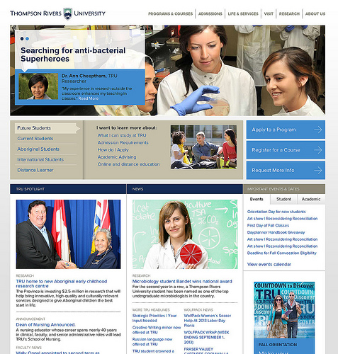 Revamped TRU website puts students first – TRU Newsroom