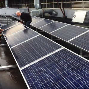 solar panels rooftop Trades and Technology
