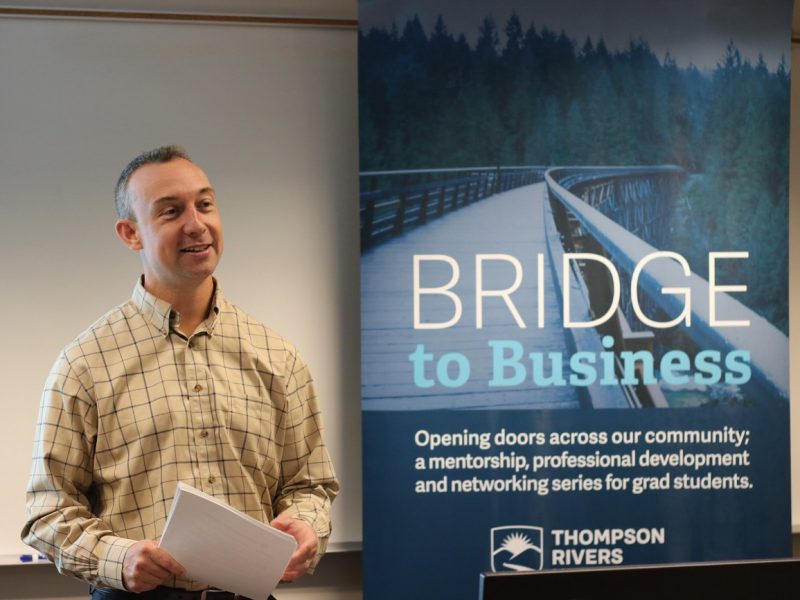 Colin O’Leary, Bridge to Business project manager