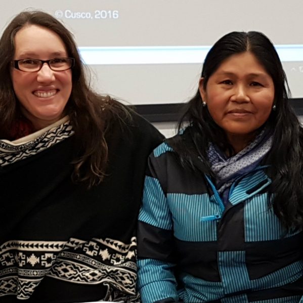Mariluz Caniquiri and Stephanie Boyd