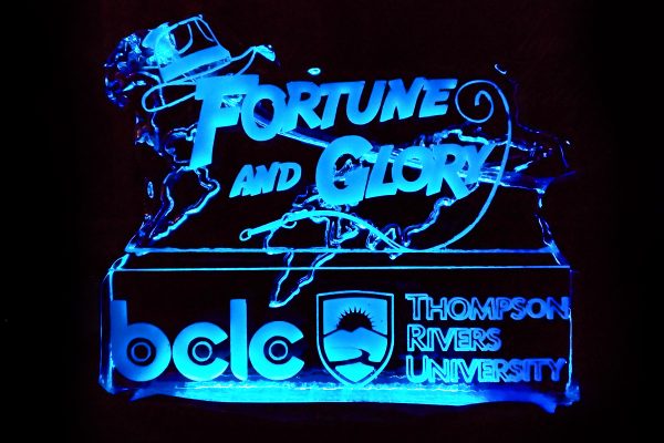 Gala 2018 Fortune and Glory ice sculpture