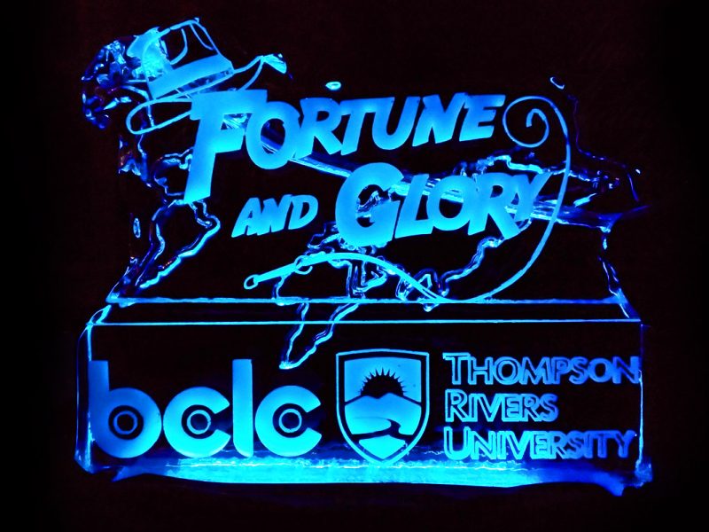 Gala 2018 Fortune and Glory ice sculpture