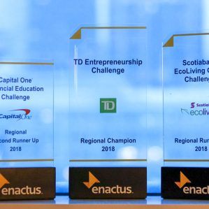 Enactus trophies regionals 2018