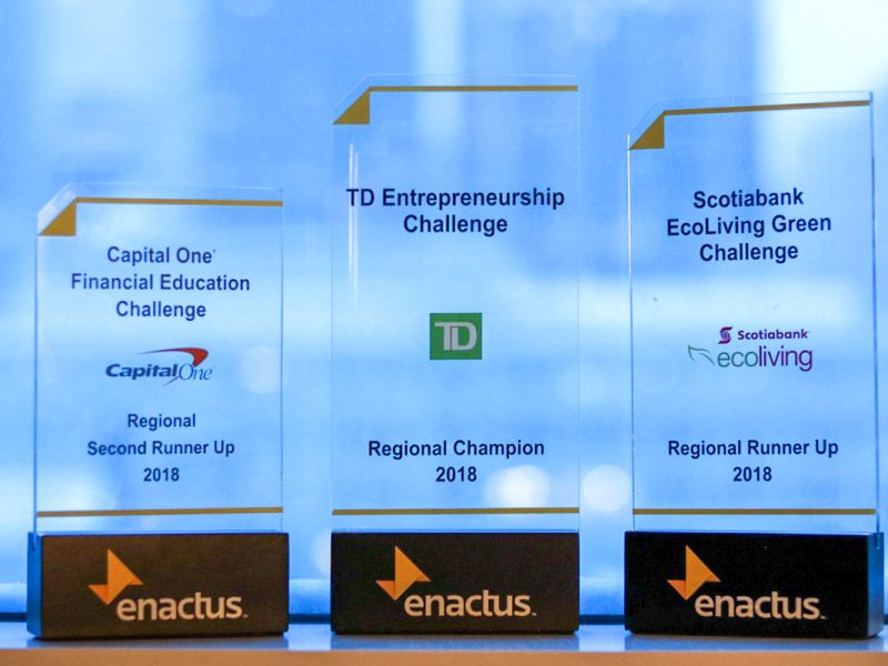 Enactus trophies regionals 2018