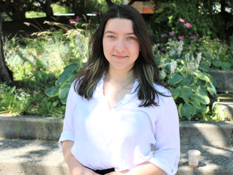 International student Kateryna Tretiakova