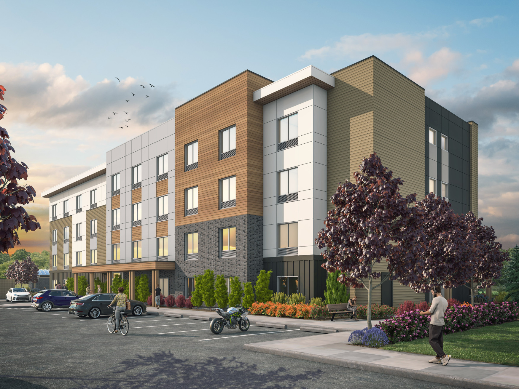 Crane work begins for new East Village modular student housing TRU