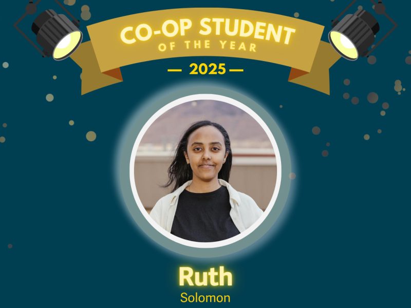 Co-op award winner learns how to thrive