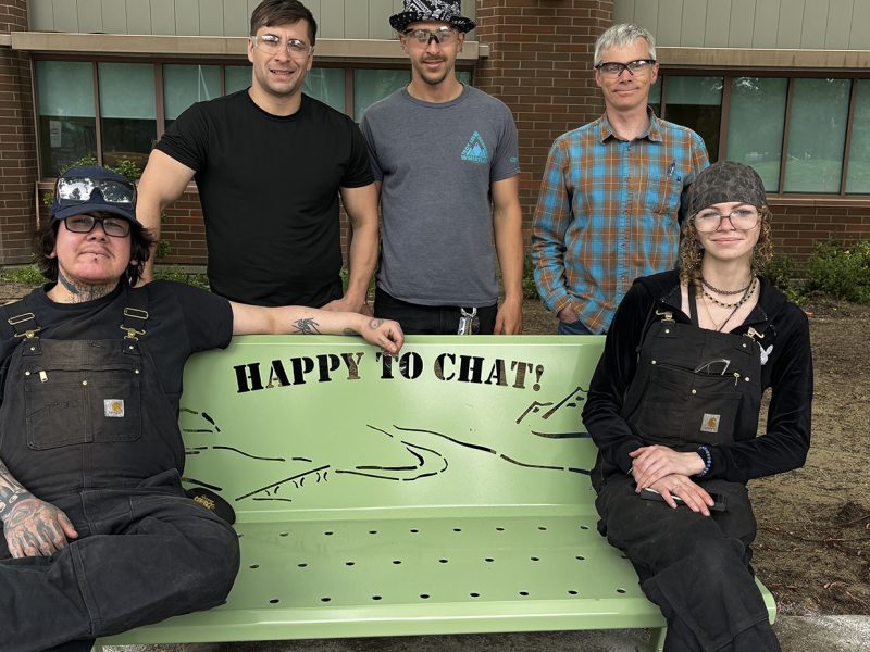 Happy to Chat benches invite conversation and community at TRU