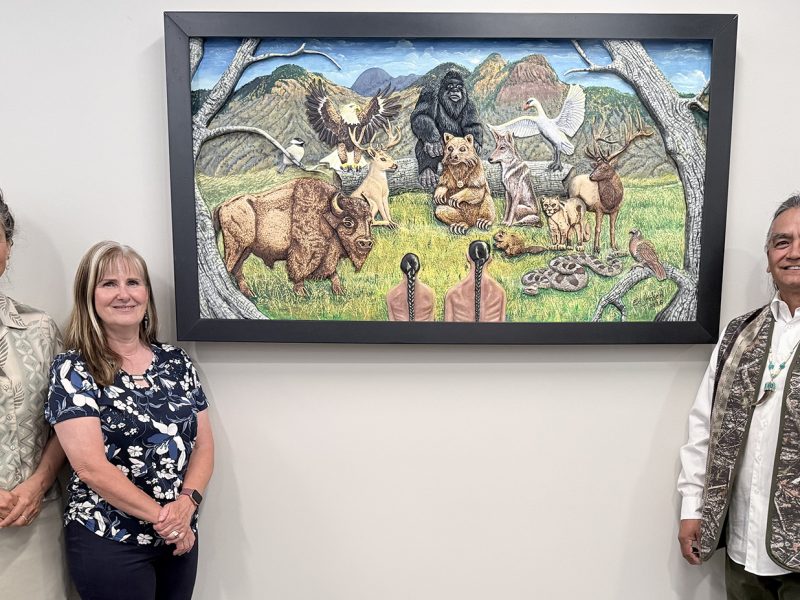 Cedar carving brings Secwépemc stories of health and connection to TRU Nursing